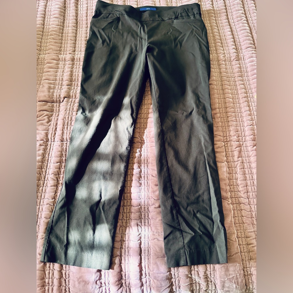 Apt 9 Brynn brown elastic waist trousers size 16P.